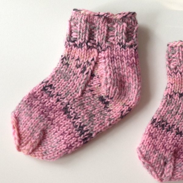 1 Paar Kinder-Socken "Sporty Pink" Gr. 21