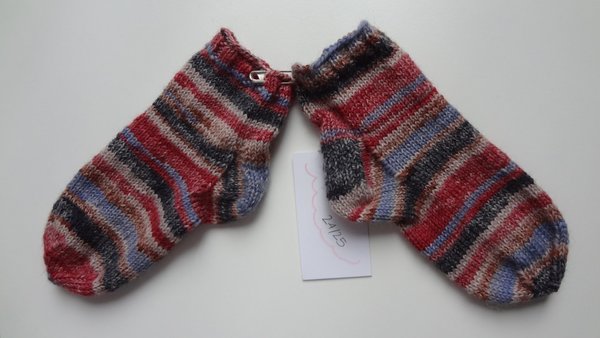 1 Paar Kinder-Socken "JACQUARD" Gr. 24/25