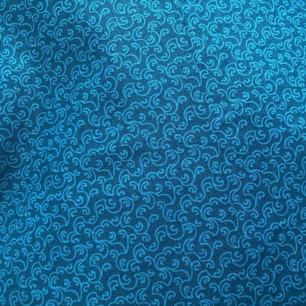 Kissenhülle aus türkisblauem Stoff für 80x40 cm Kissen