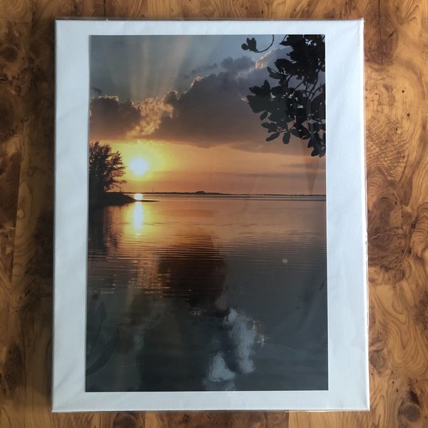 "Sonnenuntergang TampaBay, FL" - Foto auf Keilrahmen 40x50cm