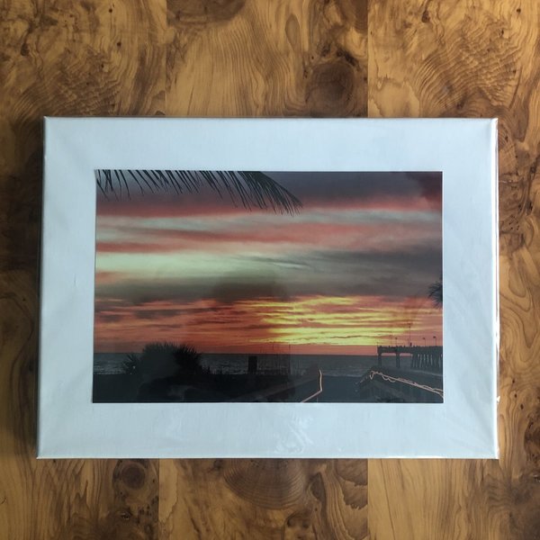 "Sonnenuntergang am Golf von Mexiko, Florida" - Foto auf Keilrahmen 30x40 cm