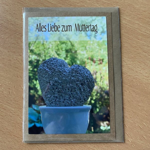 Karte "Alles Liebe zum Muttertag" DinA6 Format inkl. Umschlag